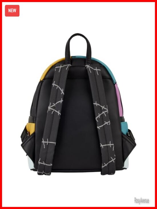 Faux Leather Disney Sally Mini Backpack Applique Embroidered main image 4